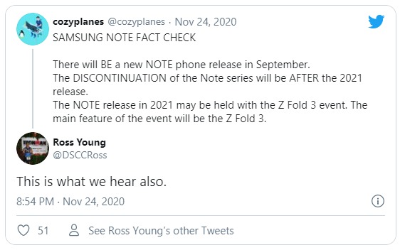 Galaxy Note 21 ra mắt