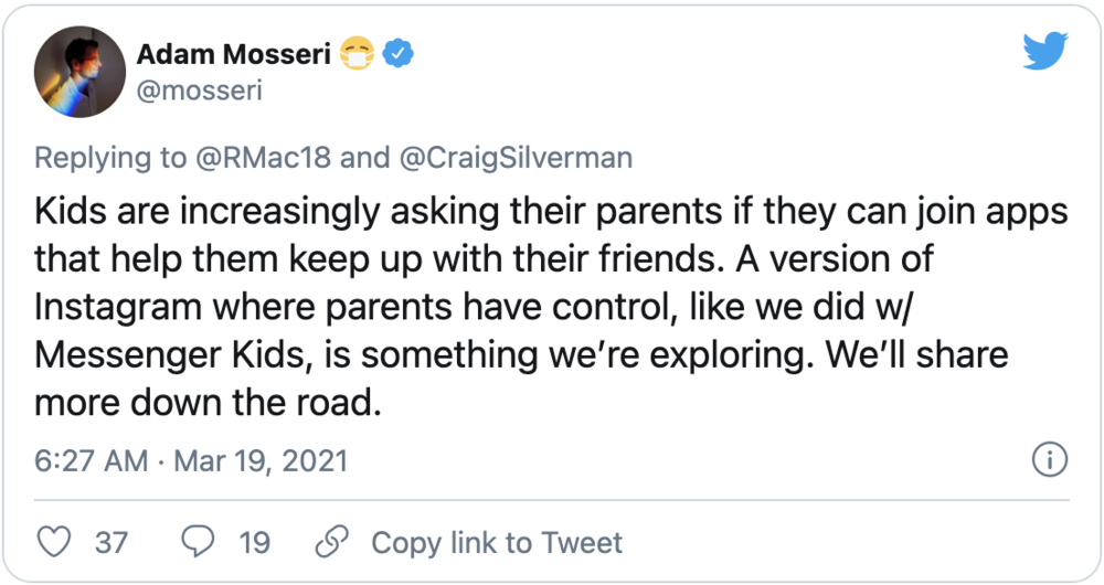 giới thiệu Instargram cho trẻ em