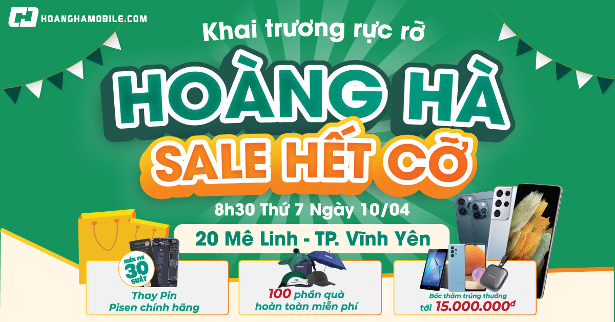 Hoàng Hà Mobile Vĩnh Yên khai trương vĩnh yên