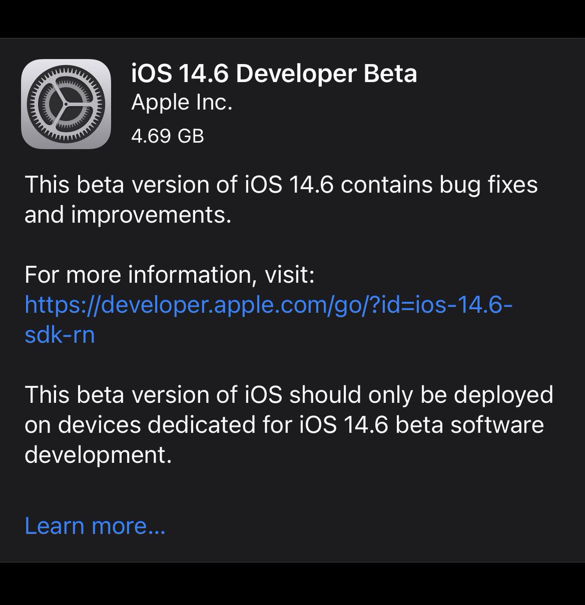 ios 14.5 beta profile