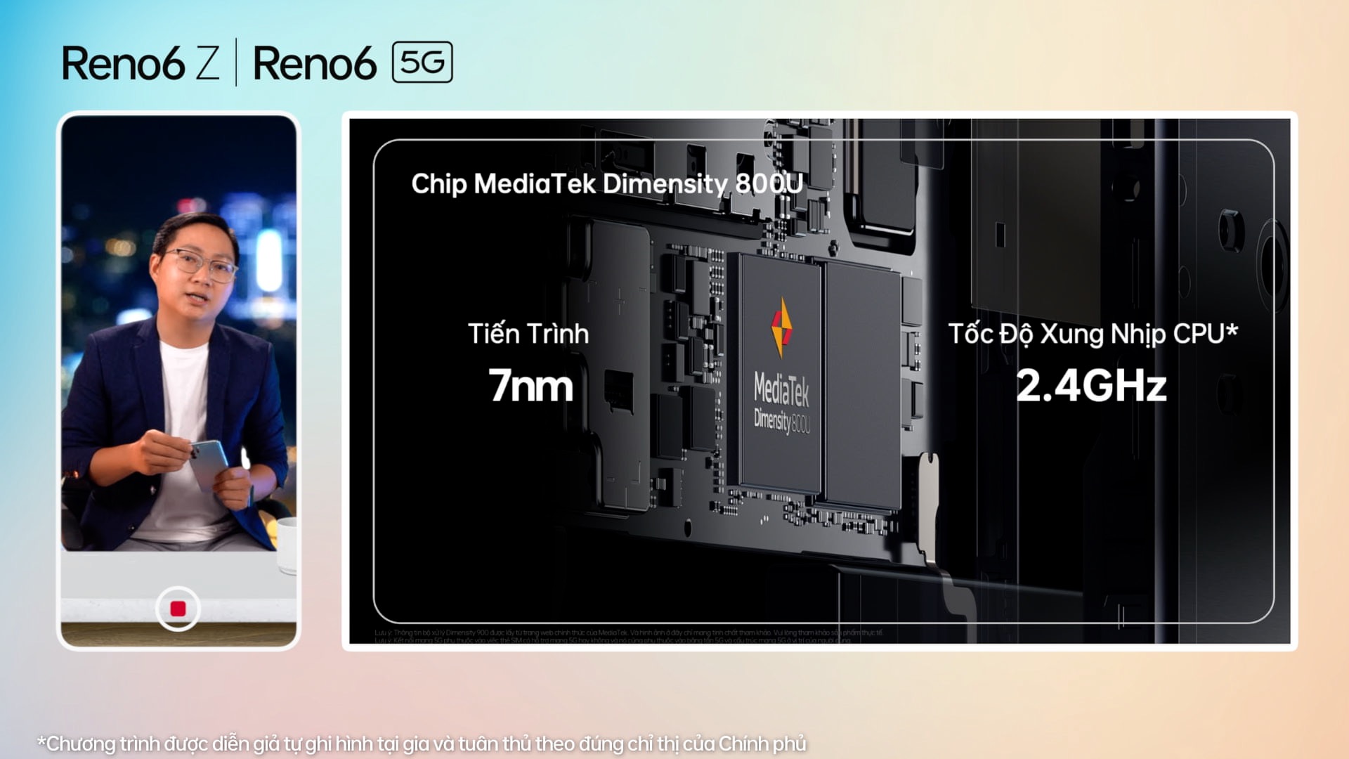 7. Giới thiệu về hiệu năng Reno6 Z 5G