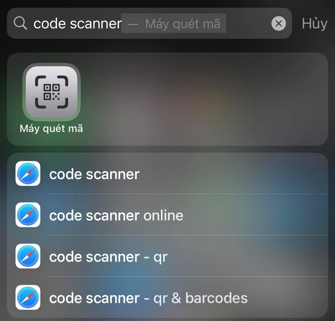 ứng dụng scan trên iPhone