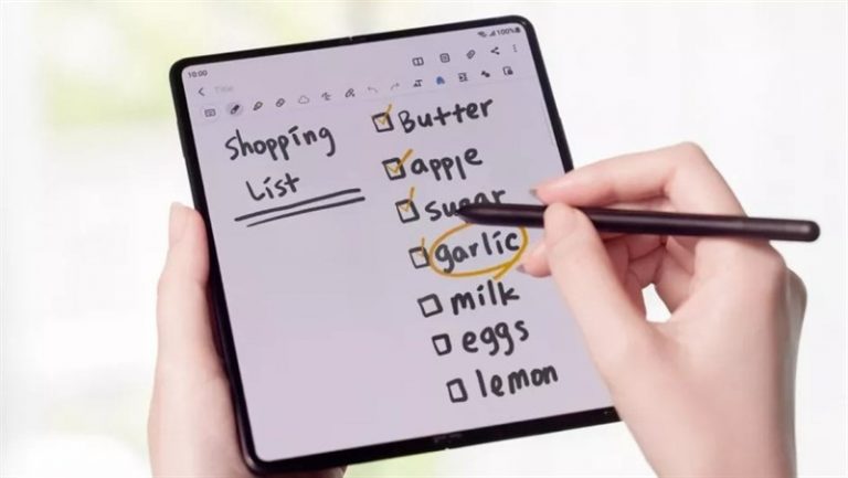 sử dụng S Pen Fold