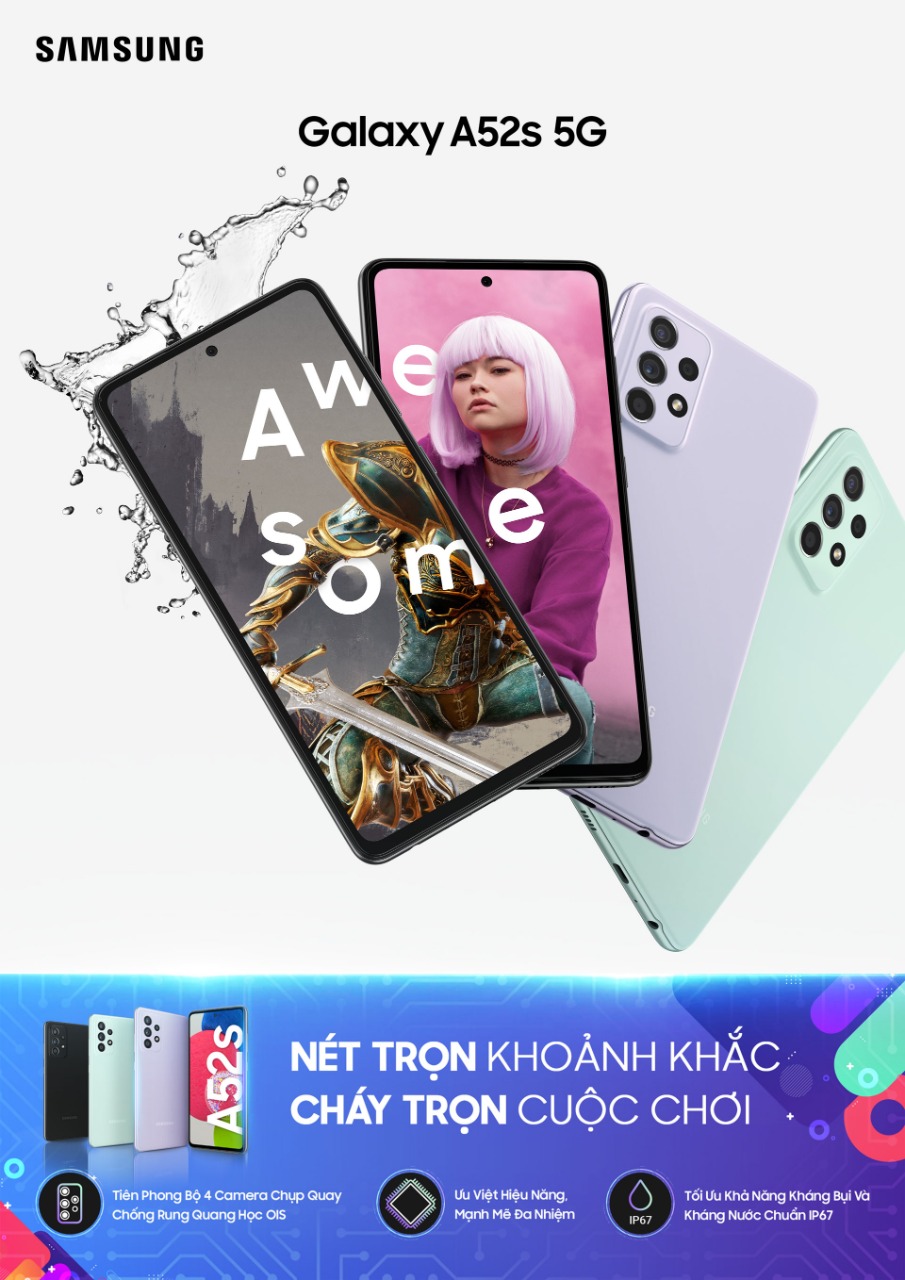 Galaxy A52s 5G lên kệ