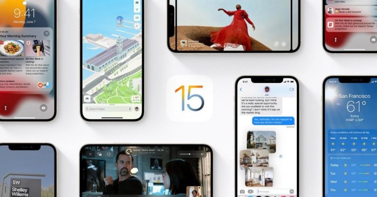 nâng cấp iOS 15