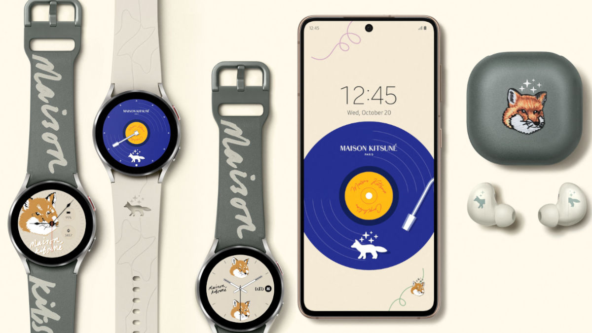 Samsung-Galaxy-Watch4-and-Buds2-Maison-Kitsune-Edition-1