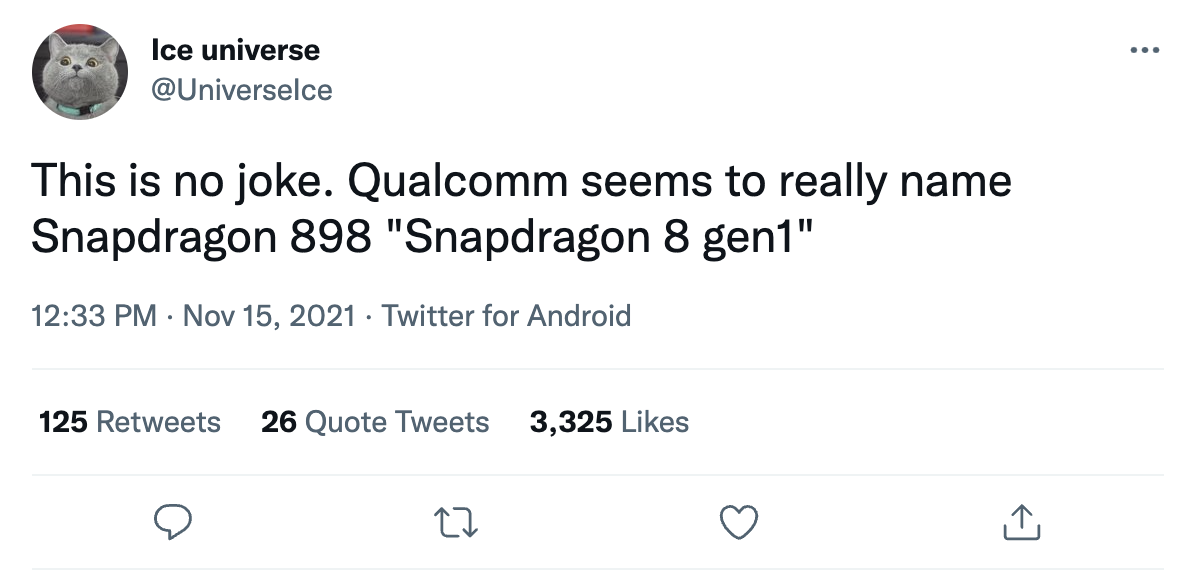 Snapdragon 898 ra mắt 