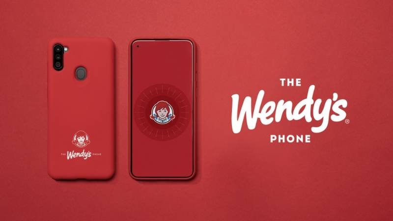 Chiếc smartphone màu đỏ rực rỡ của Wendy's