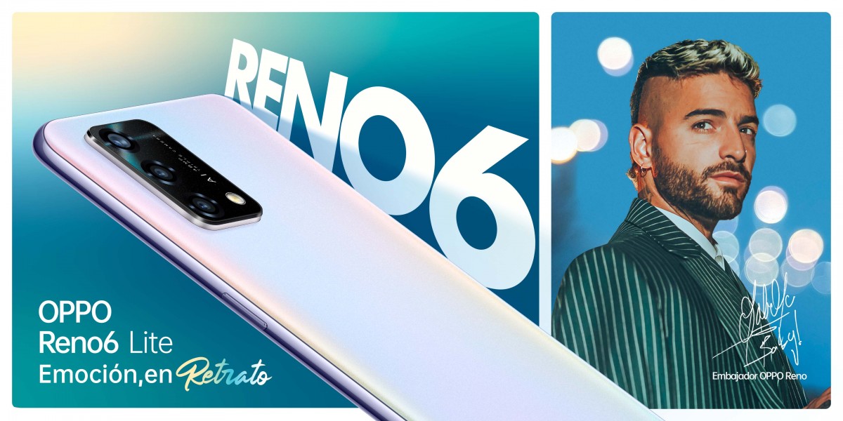 Poster ra mắt của Reno6 Lite