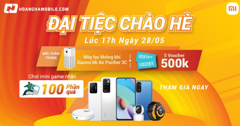 Đại tiệc chào Hè – Săn quà vui vẻ cùng Xiaomi tại Phố đi bộ
