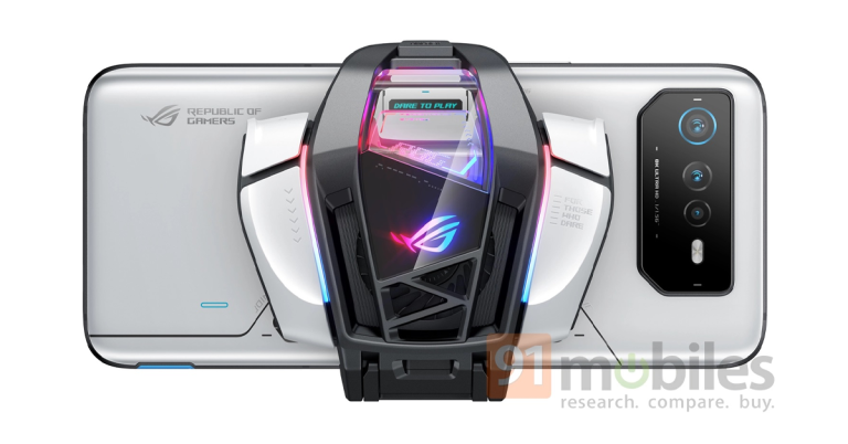 Hình ảnh render của ASUS ROG Phone 6 với thiết kế đậm chất “viễn tưởng”