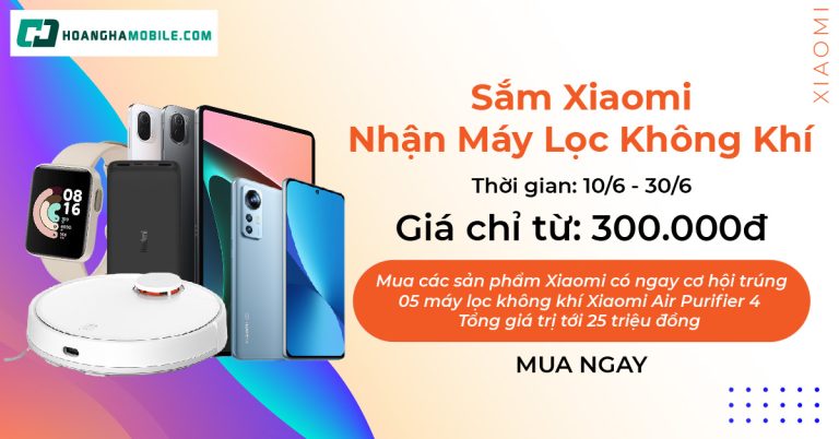 Sắm Xiaomi – Nhận máy lọc không khí-01