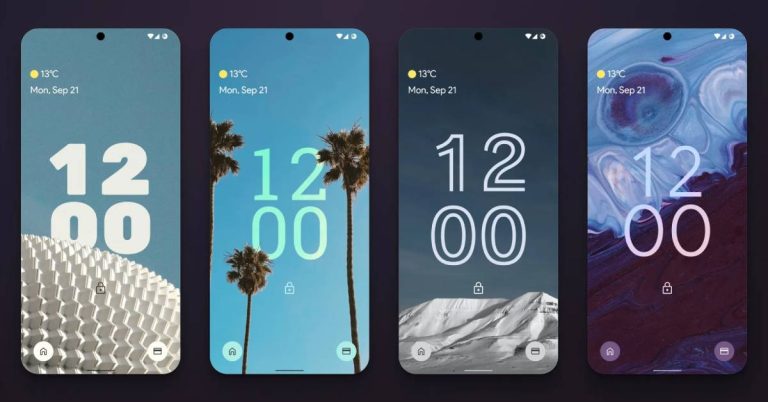 ios-16-android-pixel-lockscreen-fonts