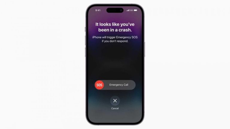 iPhone 14 phát hiện va chạm