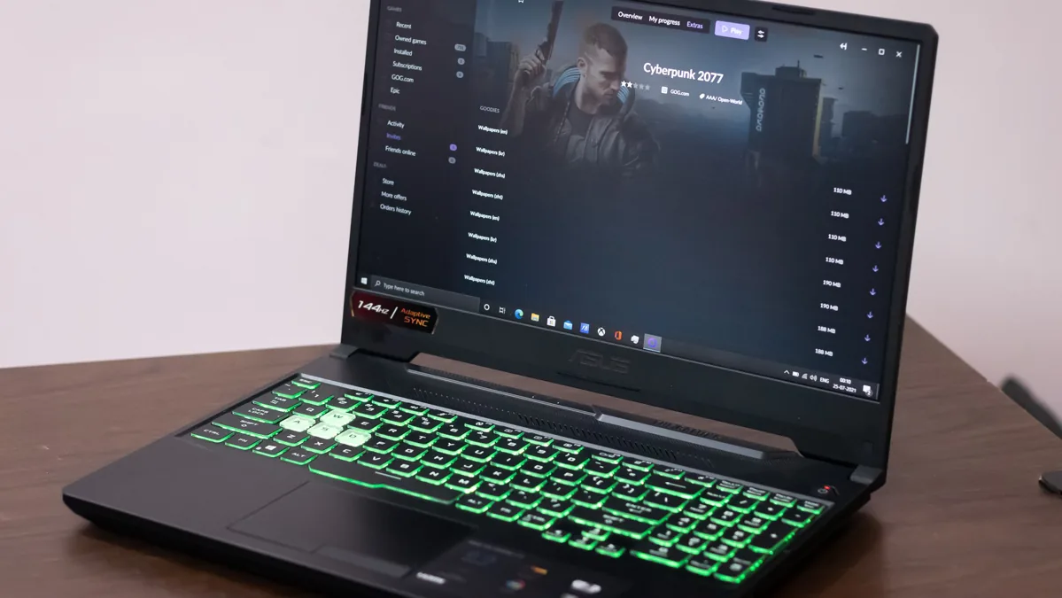 Review Asus TUF Gaming F15 (2022)