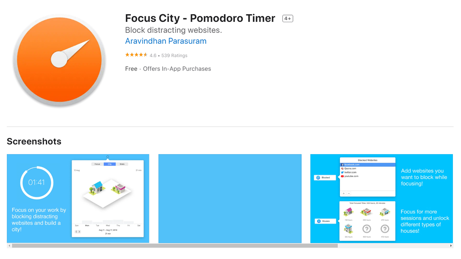 Focus City - Pomodoro Timer