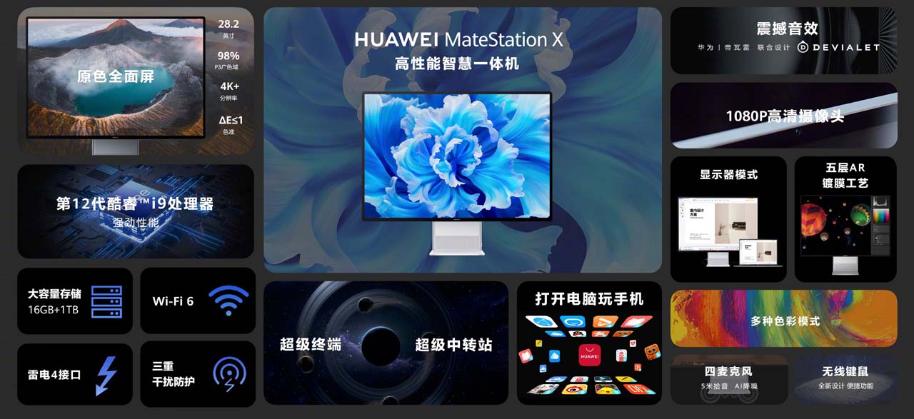 Huawei MateStation X 2023 ra mắt với cấu hình cực khủng