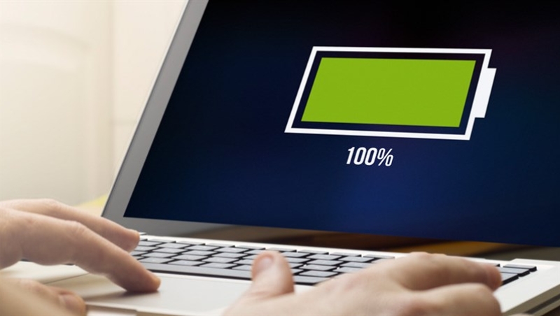Dung lượng pin laptop giúp xác định được hiệu quả sử dụng năng lượng