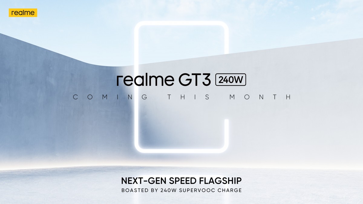 Realme GT3 sẽ trình làng trong tháng này với sạc khủng 240W