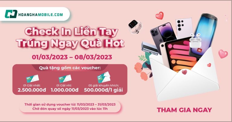 Check-in liền tay – Trúng ngay quà hot