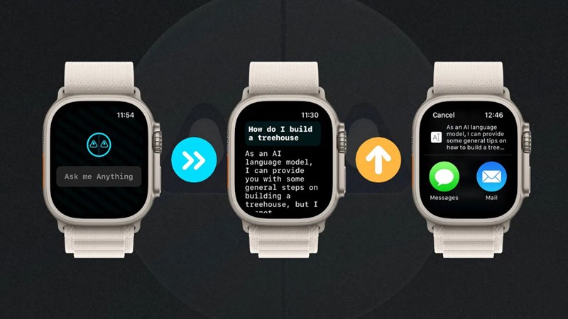 chatGPT tích hợp Apple Watch