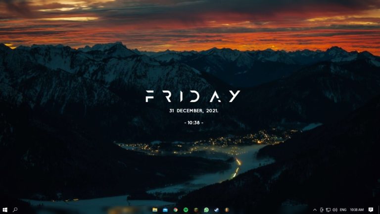 clean desktop