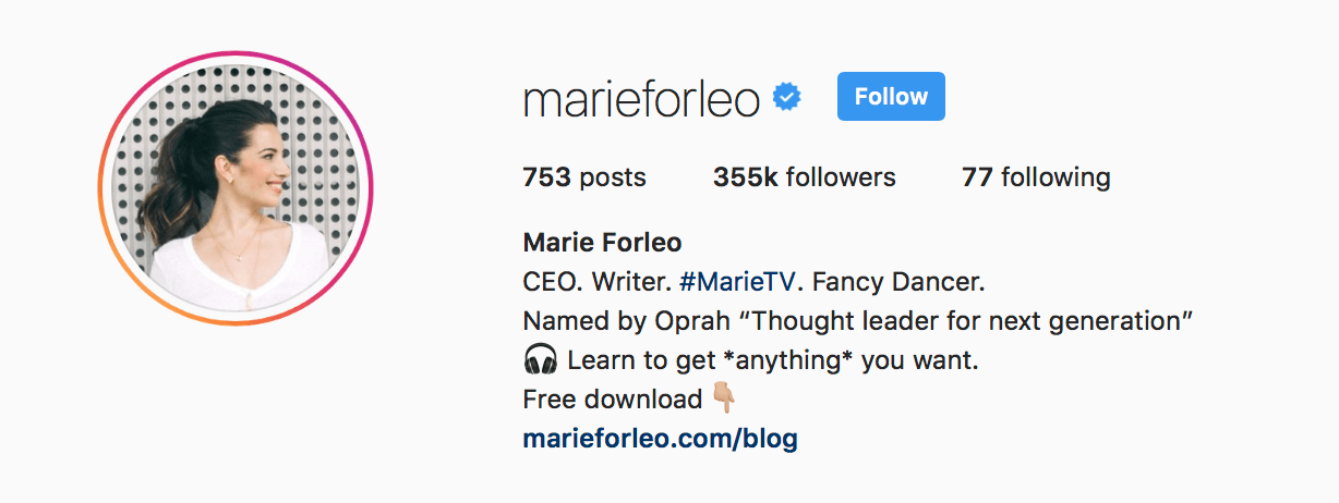 1603956511-marie-forleo-instagram-bio