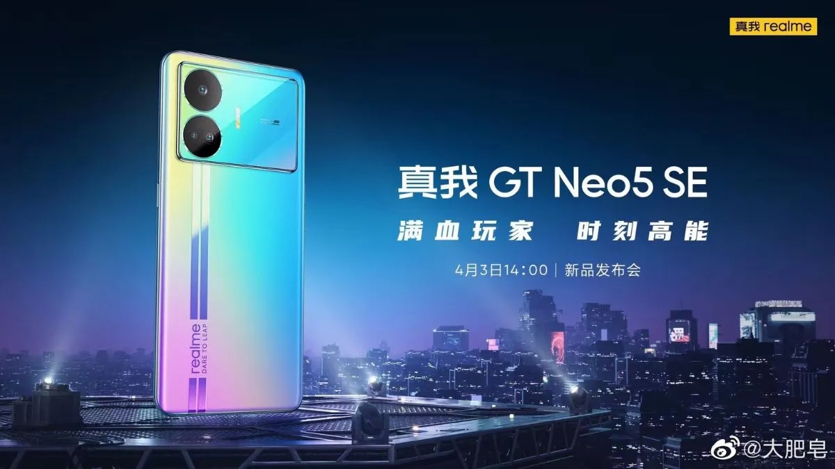 Realme GT Neo 5 SE trình làng tần số quét ấn tượng, pin cực khủng và nhiều tính năng hay ho khác