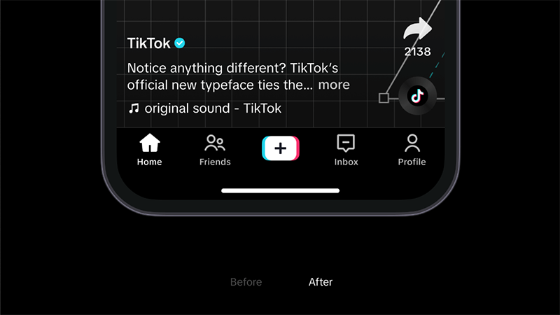 Tiktok ra mắt phông chữ mới Tiktok San