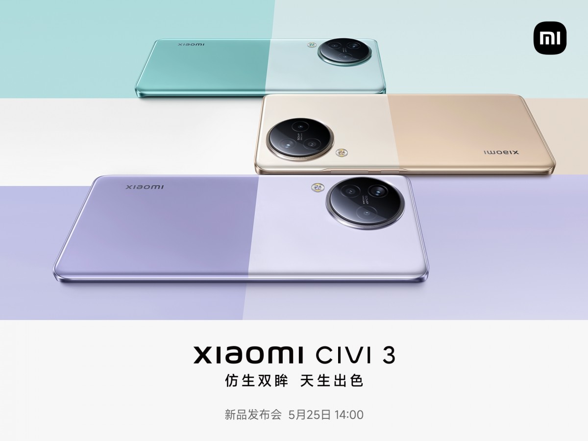 Xiaomi Civi 3 chính thức ra mắt