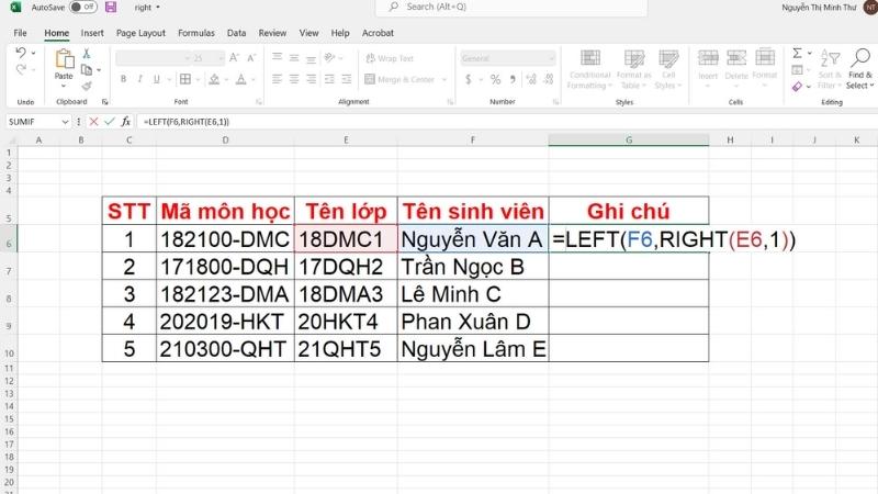 các hàm Excel cơ bản - ảnh 9