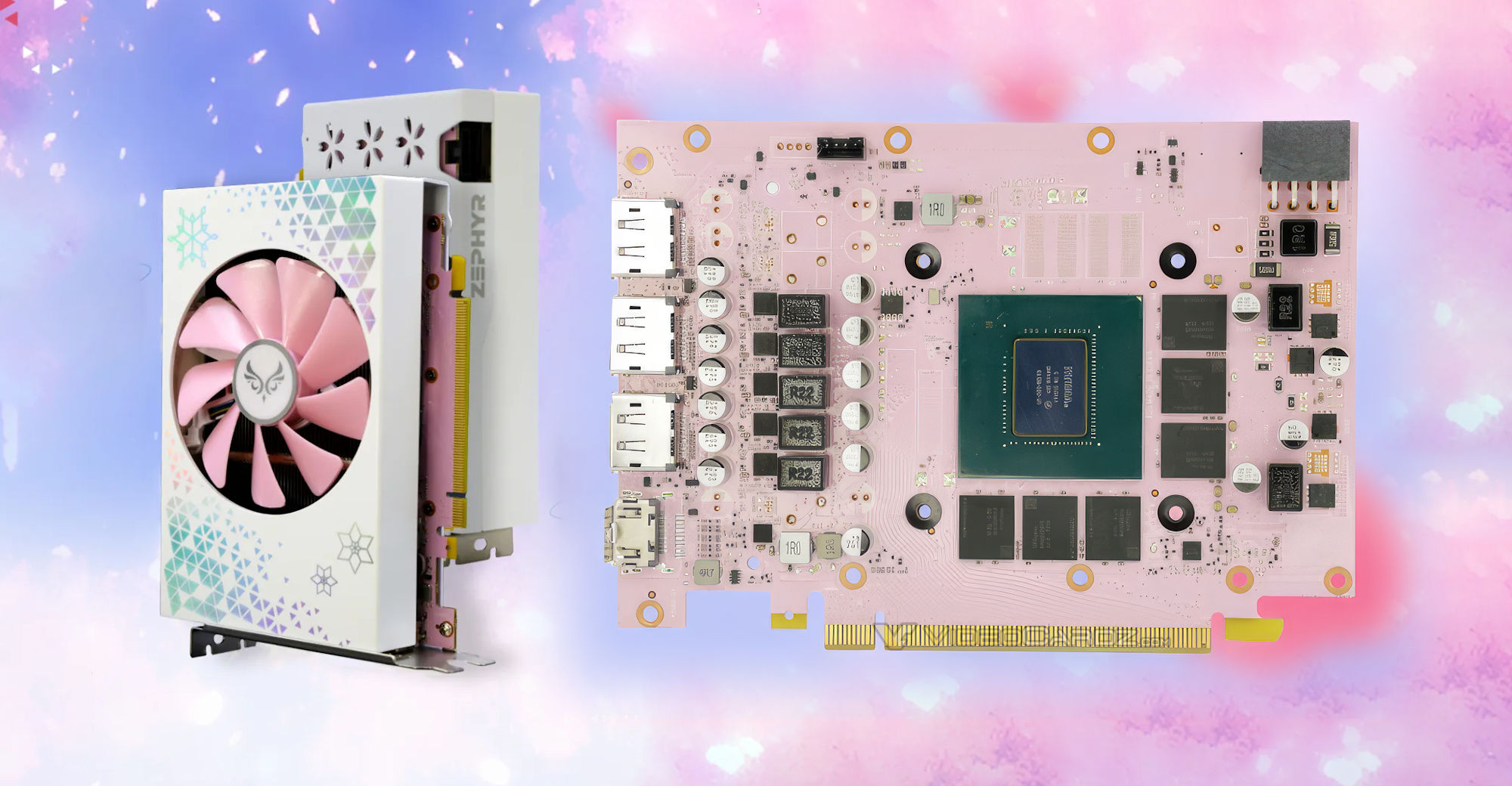 Mê đắm trước vẻ đẹp của RTX 3060 Ti ITX màu hồng lần đầu tiên xuất hiện trên thế giới