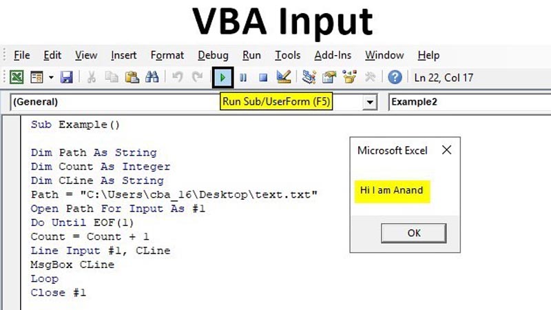 cú pháp excel vba