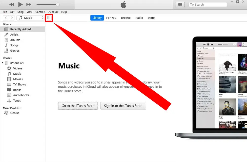 iTunes tương hỗ phục sinh dữ liệu
