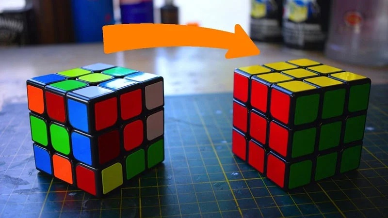 hình ảnh : Trò chơi, Sự phản chiếu, Đồ chơi, màu sắc, Hình vuông, Đối xứng,  Khối lập phương, câu đố, khối Rubik, Rubik cube, Câu đố cơ khí, Của rubik  2866x4391 - -