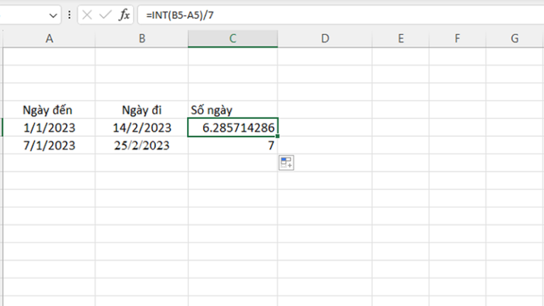 Hàm INT trong Excel và 7 vận dụng nâng cao