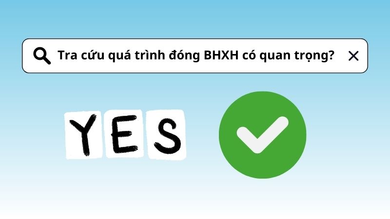 Tra cứu quá trình đóng BHXH có quan trọng không