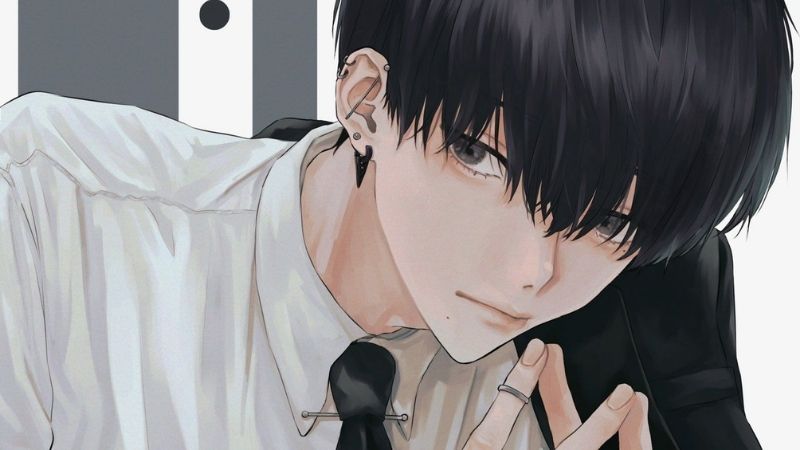 Akai Katana Shin, nhân vật anime nam tóc đen với thanh trường kiếm png |  Klipartz