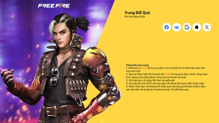 Tổng Hợp Code Free Fire (FF) Mới Nhất [3/2026] & Cách Nhập