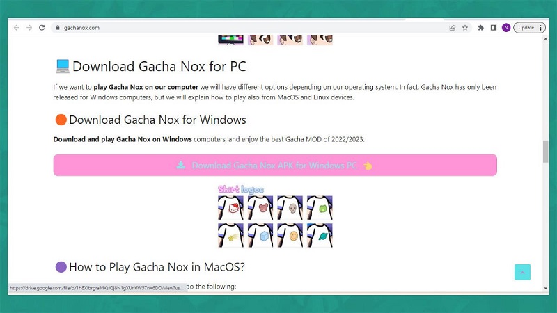 Hướng dẫn cách tải Gacha Nox - Game nhập vai mới nhất 2023