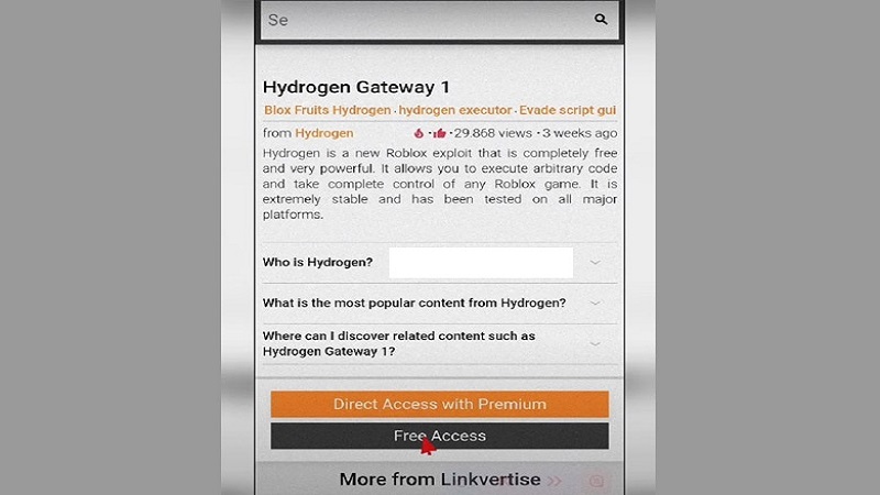 hydrogen executor blox fruit