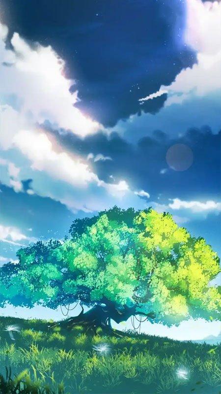 50+ Ảnh phong cảnh Anime tuyệt đẹp | Tree painting, Scenery wallpaper,  Fantasy art