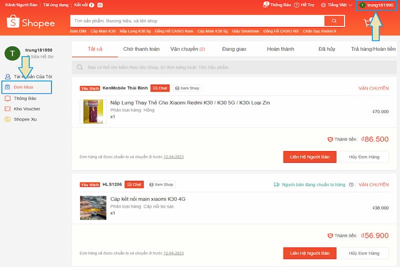 Hướng dẫn cách tra cứu đơn hàng Shopee chính xác