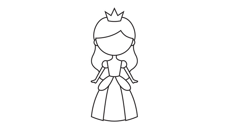 Tranh tô màu váy công chúa | Công chúa, Váy công chúa, Phim hoạt hình