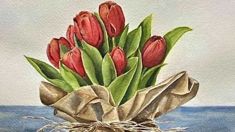 Hoa Tulip - Set 20 Tờ Tranh Tô Màu A4 A5 Dành Cho Màu Sáp, Màu Chì - TRANH  TÔ MÀU COLOR LAND | Lazada.vn