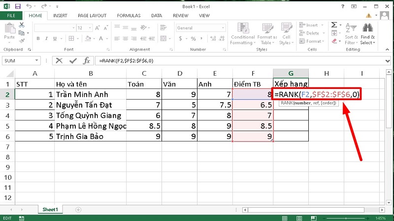 ham-rank-trong-excel-vi-du