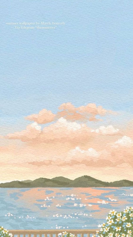 Vẽ Hình Nền Của Bầu Trời Xanh Và đám Mây đồng Cỏ Trắng Mùa Hè Hình Nền Cho  Tải Về Miễn Phí - Pngtree