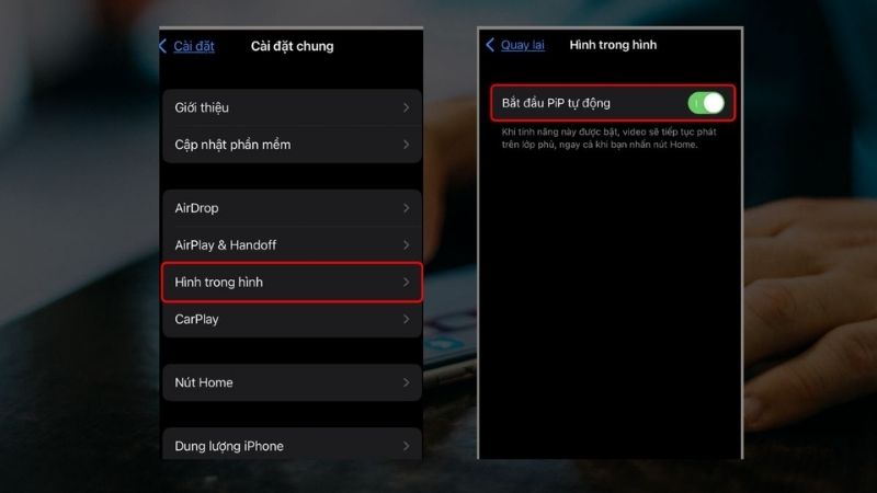 Cách bật chế độ Picture-in-Picture để chia đôi màn hình iPho - hình 1