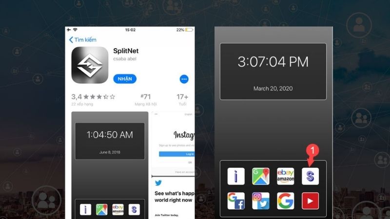 SplitNet - Chia đôi màn hình iPhone nhanh chóng và hiệu quả - hình 1