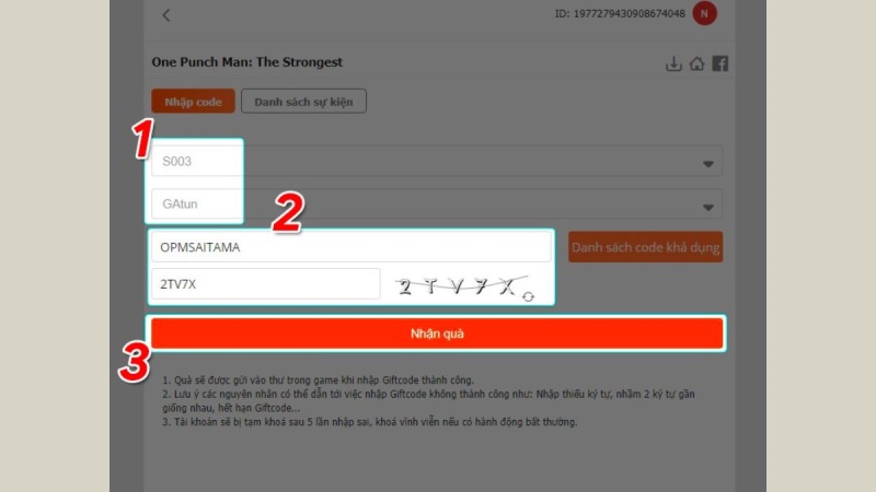 code-one-punch-man-huong-dan-2